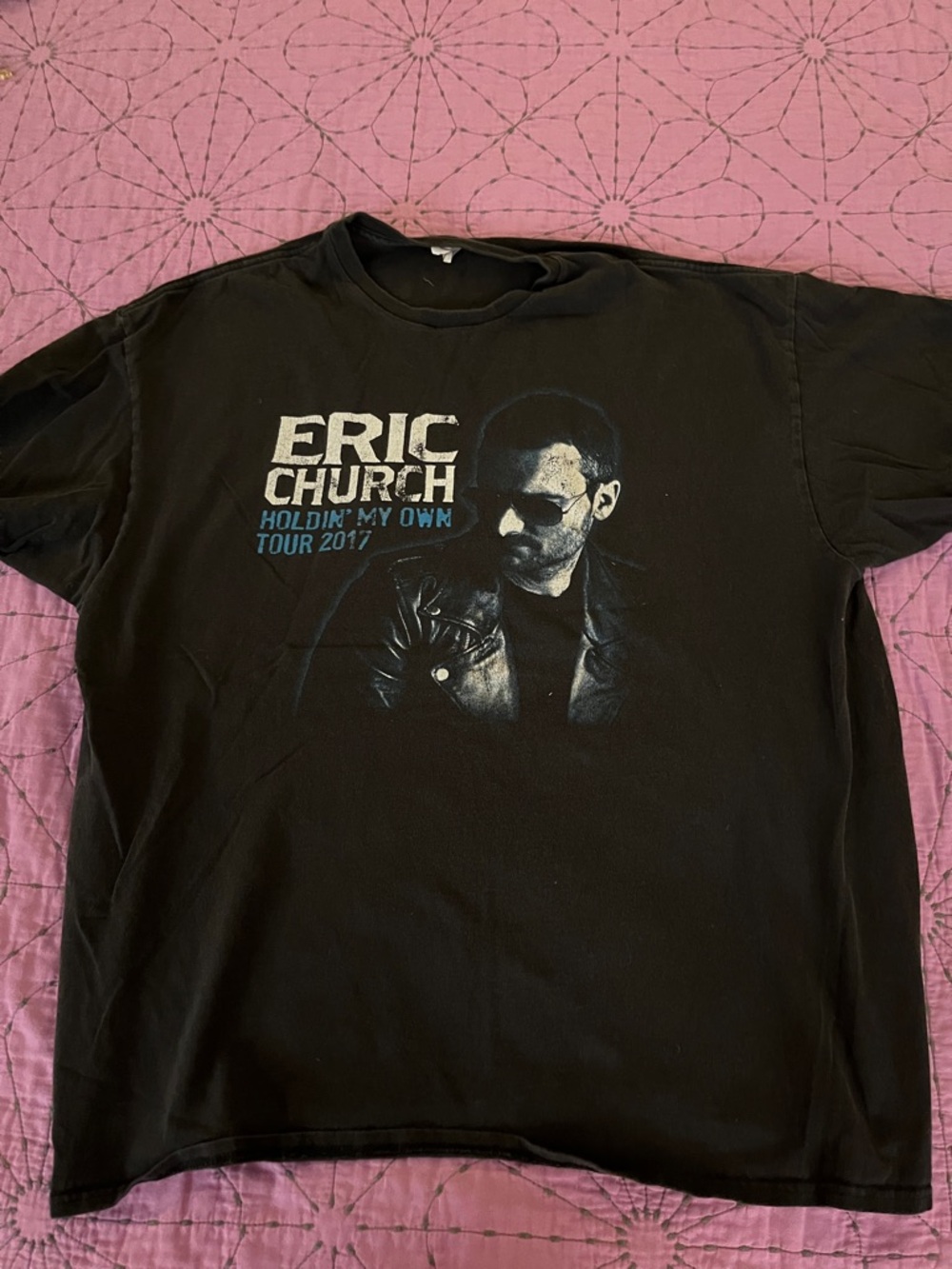 Black Eric Church Graphic Short-Sleeve Tee